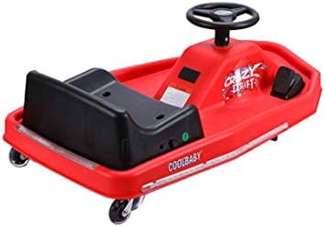 Razor Crazy Cart Electric Go Kart Ride On – Red & Blac